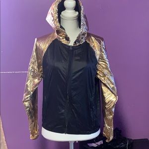 Gold and black jacket